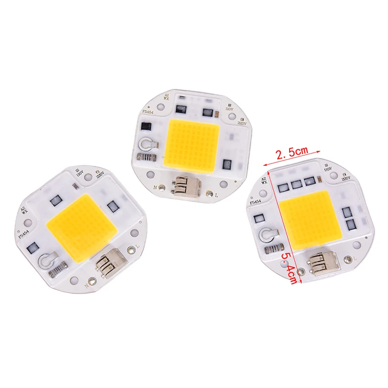 220V 110V быстрое соединение 50 Вт 70 1000 COB светодиодный чип для Точечный светильник