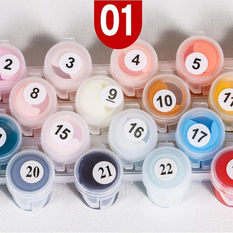 Набор для рисования по номерам взрослых 16 х20 дюймов набор акриловыми красками