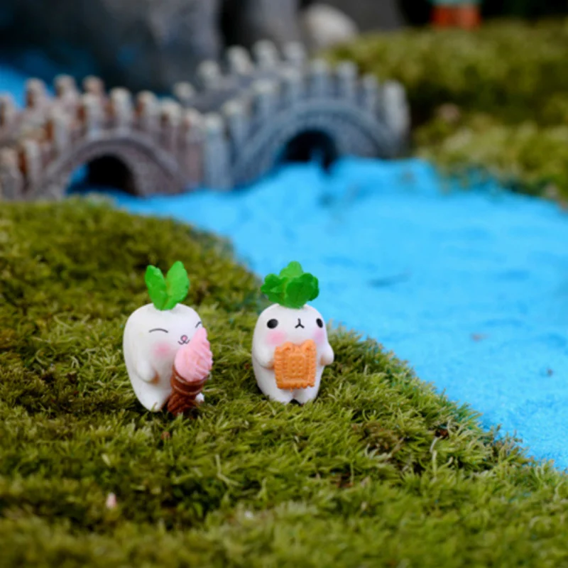 Fairy House Garden Miniatures Radish Doll Figurine Cake Desk Office Decor Home Decoration Accessories DIY Mini Micro Landscape | Дом и сад