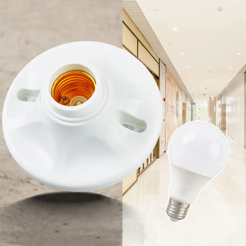 1 шт. практичный белый E27 светодиодный вентилятор с проводом отверстие для того