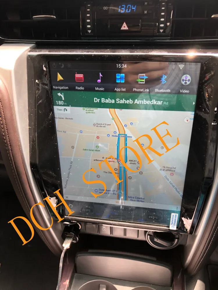 12 1 дюймовый вертикальный автомобильный DVD плеер tesla style Android 9 0 GPS для Toyota Fortuner 2016 2017
