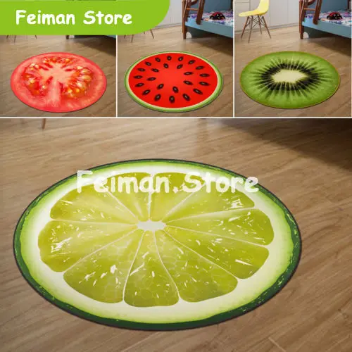 UK коврик Детские сидя ковры 3D принт круглый для двери в спальню на кухню из