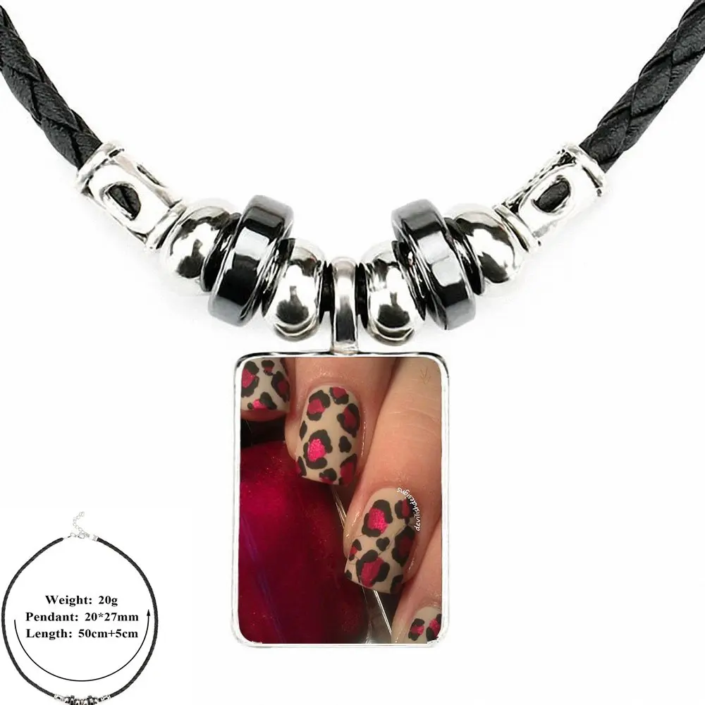 EJ глазурь для девушек подарок ручной работы стеклянные ювелирные изделия черные