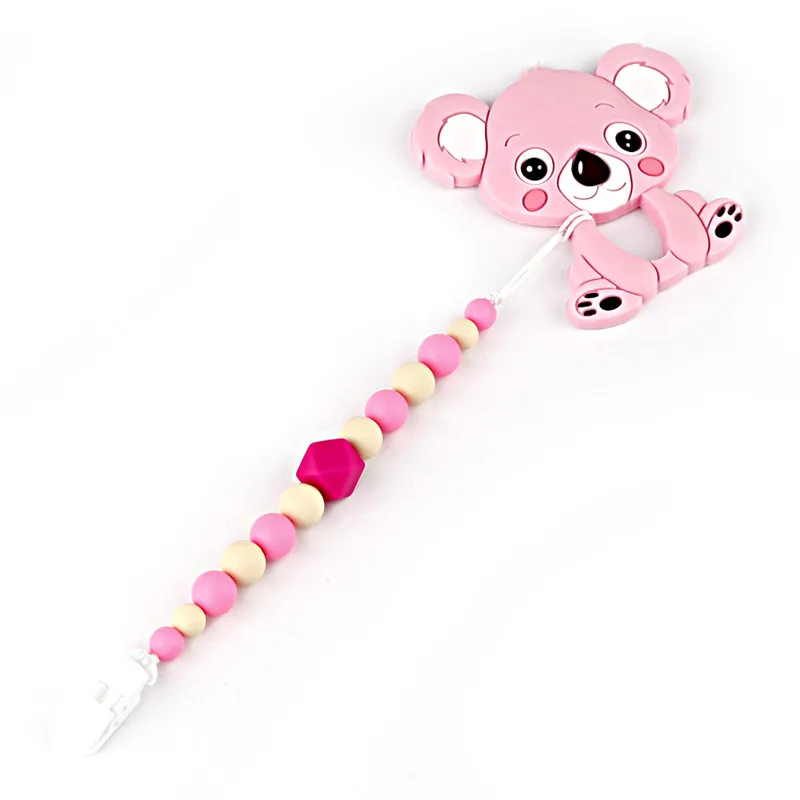 Chenkai 5 шт. силиконовый Прорезыватель для зубов коала самостоятельного