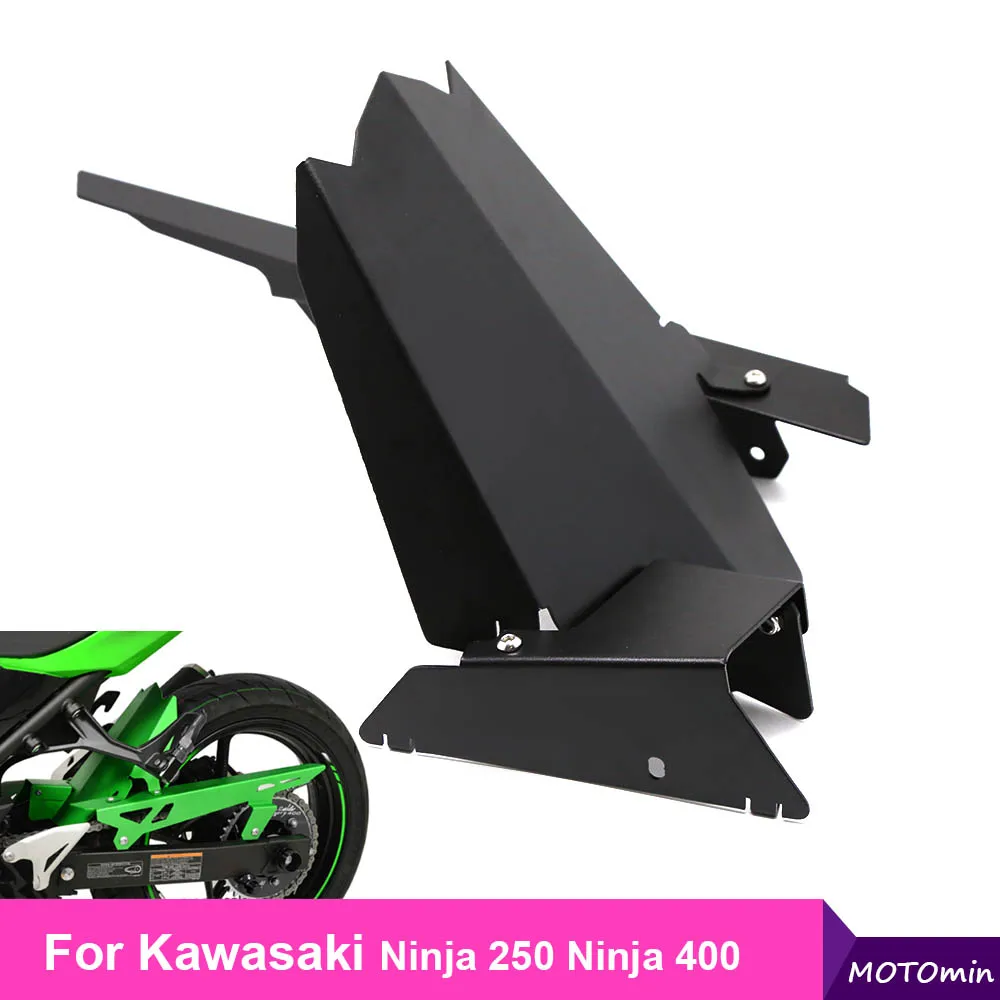 

For Kawasaki Ninja 250 Ninja 400 NINJA250 NINJA400 Chain Cover Mudguard Rear Fender Plate Mud Splash Guard Fairing