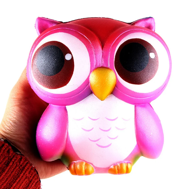 1 шт. креативные антистрессовые игрушки сова большие глаза сжимаемые медленно