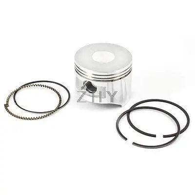 Серебряный тон двигателя 65 мм Диаметр поршня уплотнительное кольцо Набор для