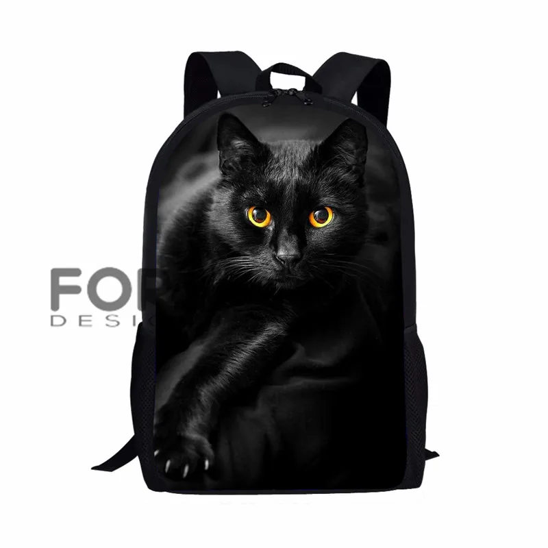 LH1069C FORUDESIGNS/школьная сумка для мальчиков и девочек с 3D изображением кота и тигра; Детский рюкзак с забавными животными; школьный рюкзак для учеников начальной школы - Цвет: LH1069C