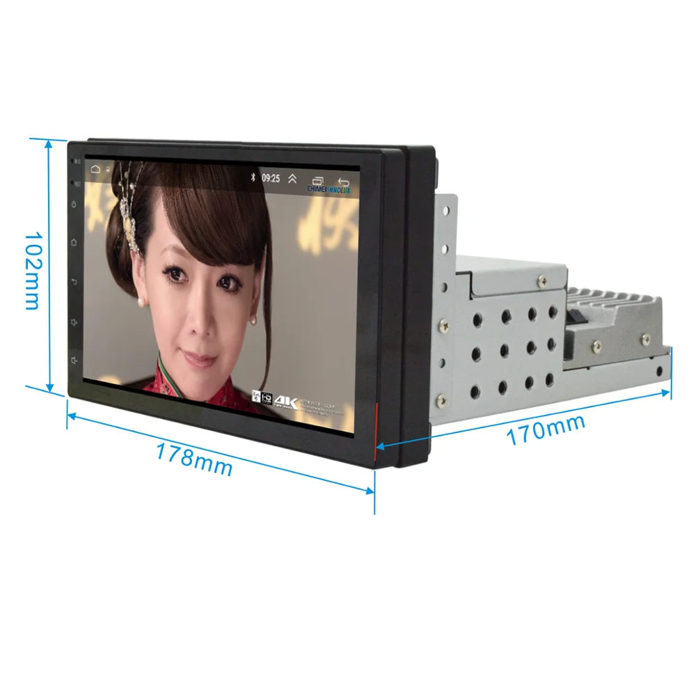 Универсальный Автомобильный мультимедийный плеер 7 дюймов 1Din Android 8 1 DVD GPS MP5 радио