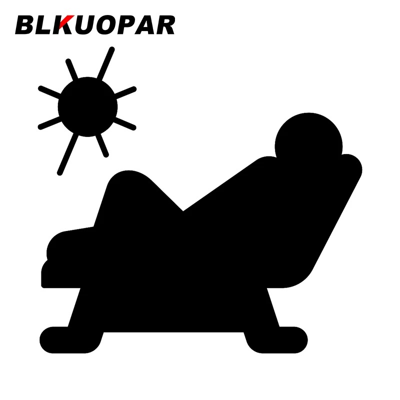 

Виниловые наклейки на автомобиль BLKUOPAR, для пляжа, кресла, отдыха на солнце, кондиционер воздуха, переводки для серфинга, устойчивые к царапи...