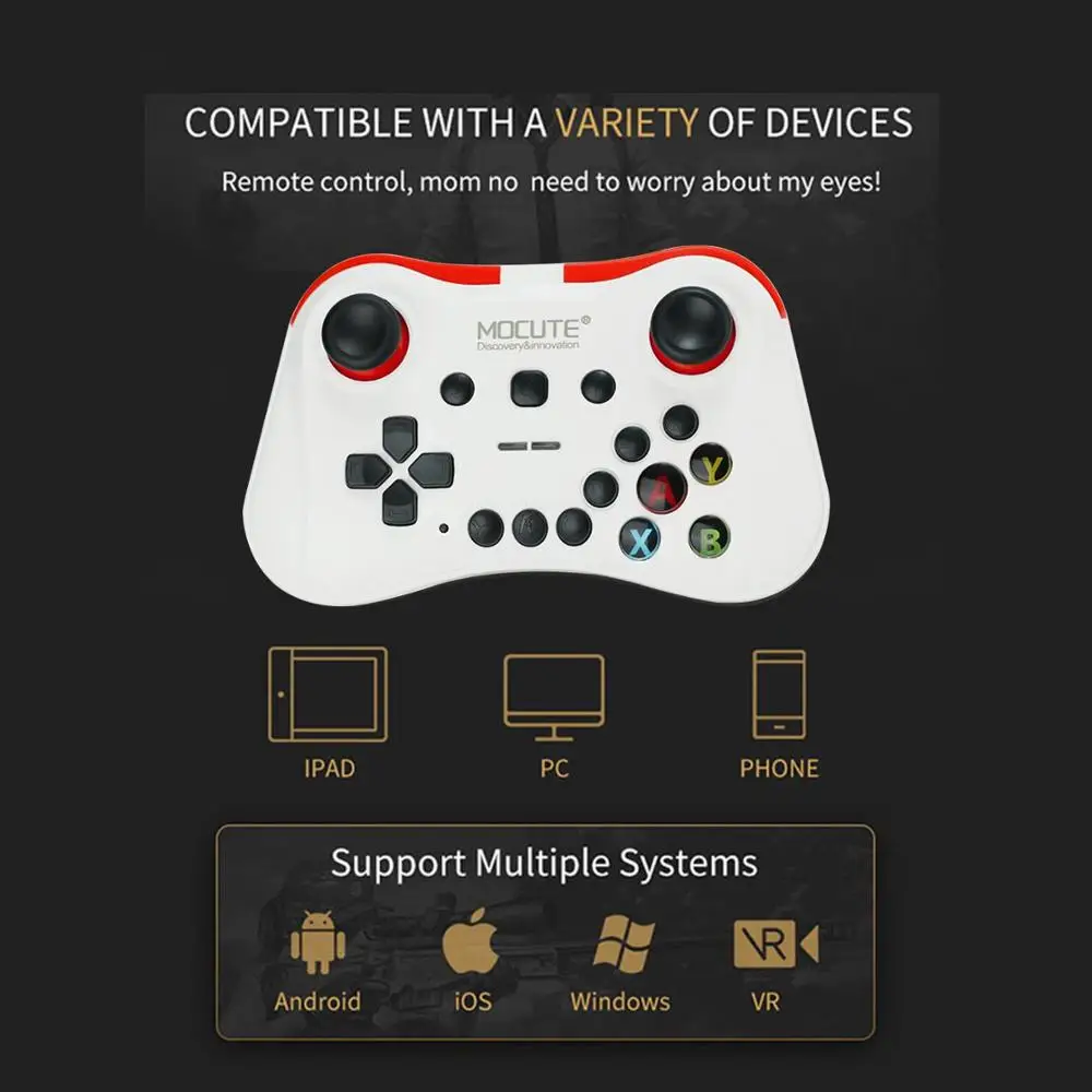 Беспроводной геймпад Mocute 056 игровой контроллер для IOS многорежимный Android TV/ПК