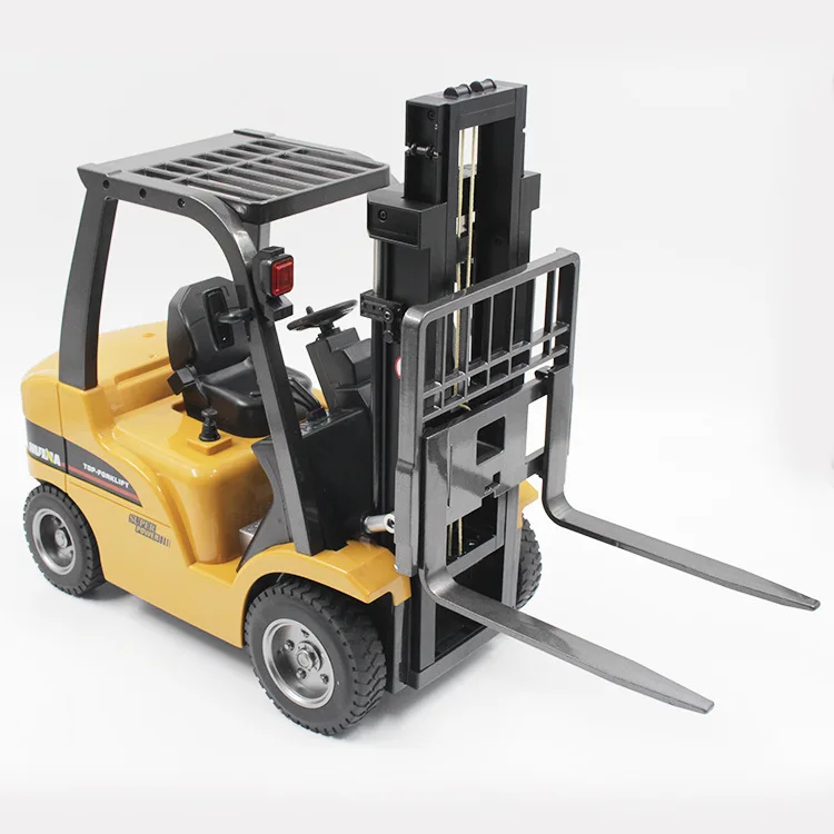 

577 Alloy Simulation Remote Forklift Eight-Channel Queen Cybernetic Engineering Transportation (Children's Toy Car