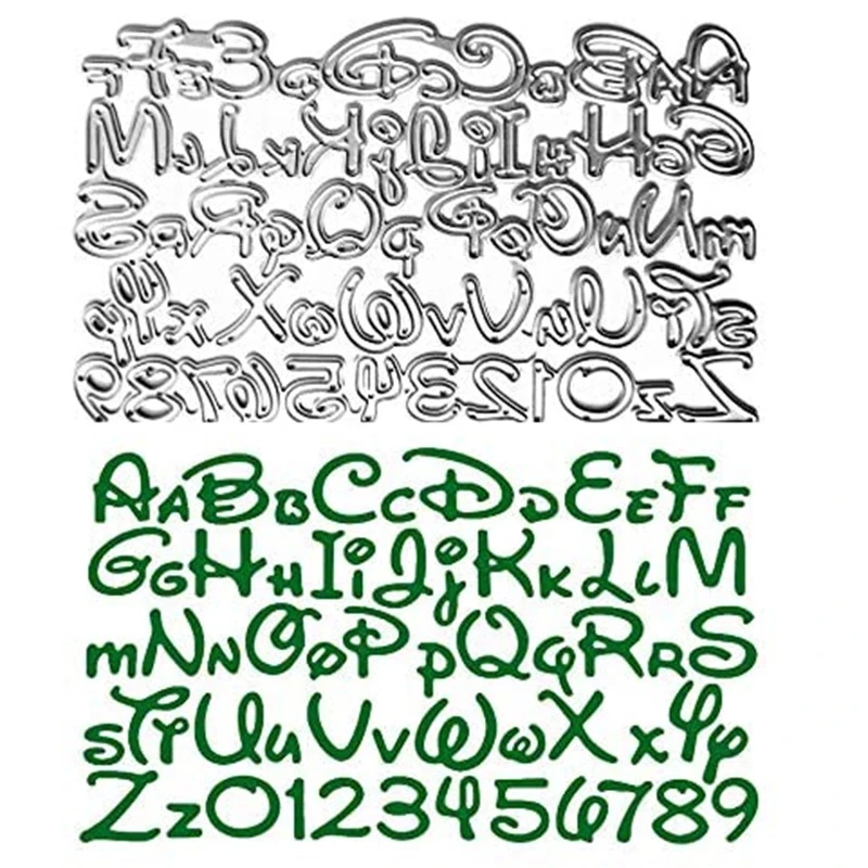 

2022 Metal Cutting Die Letter and Number Embossing Die for DIY Scrapbook Photo Album Decoration Paper Molded Card Craft Decor