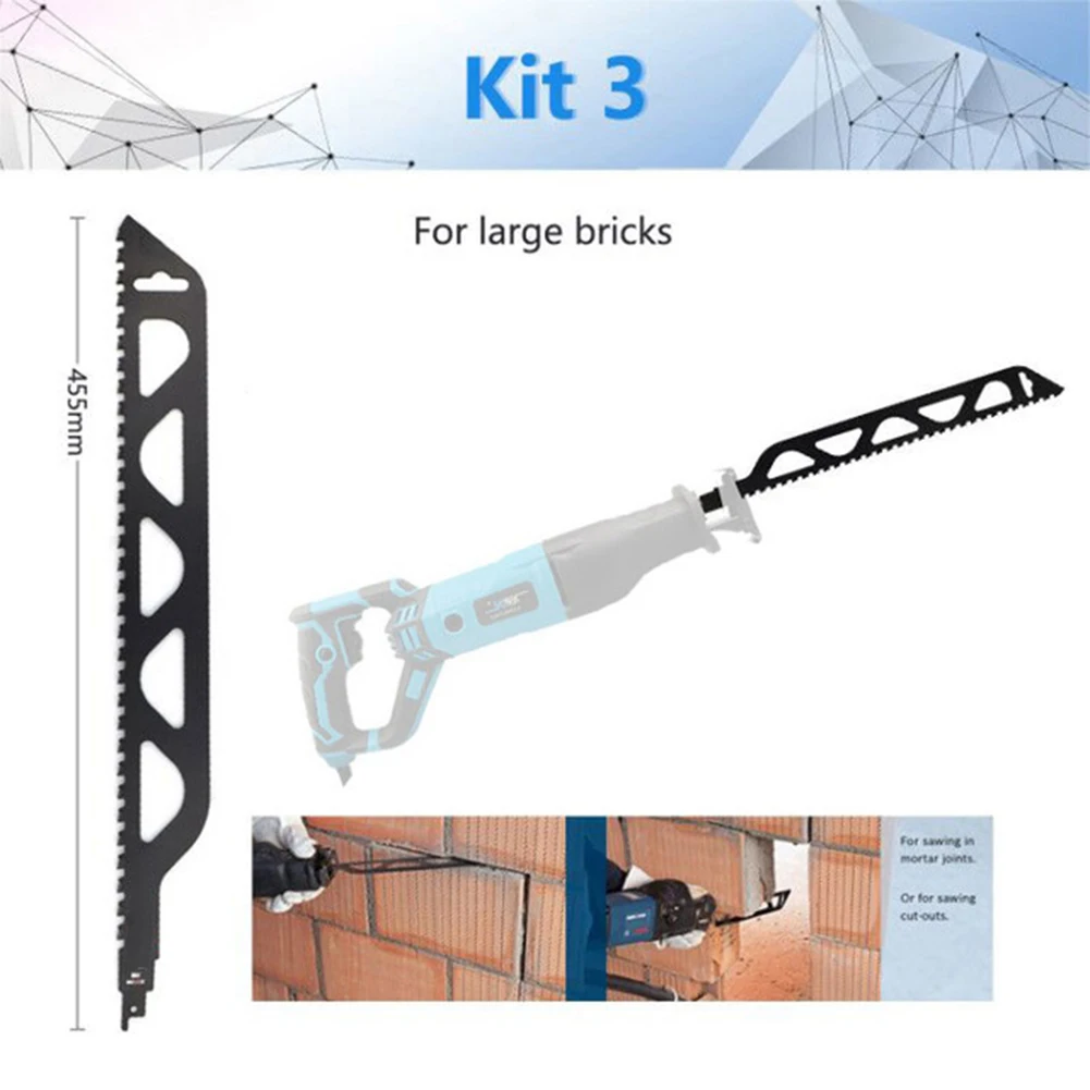 

For Saw Blade Red/GreyBrick KIT1/KIT2/KIT3 240/305/455mm 1pc Universal