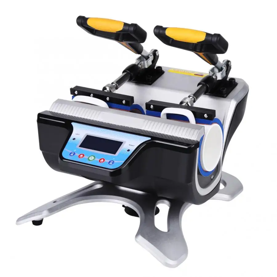 Автоматический термопресс с двумя станциями машина для сублимационной печати