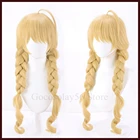 Парик для косплея Futaba Anzu, длинный Плетеный парик для девочек-подростков, со светлыми и золотыми синтетическими волосами