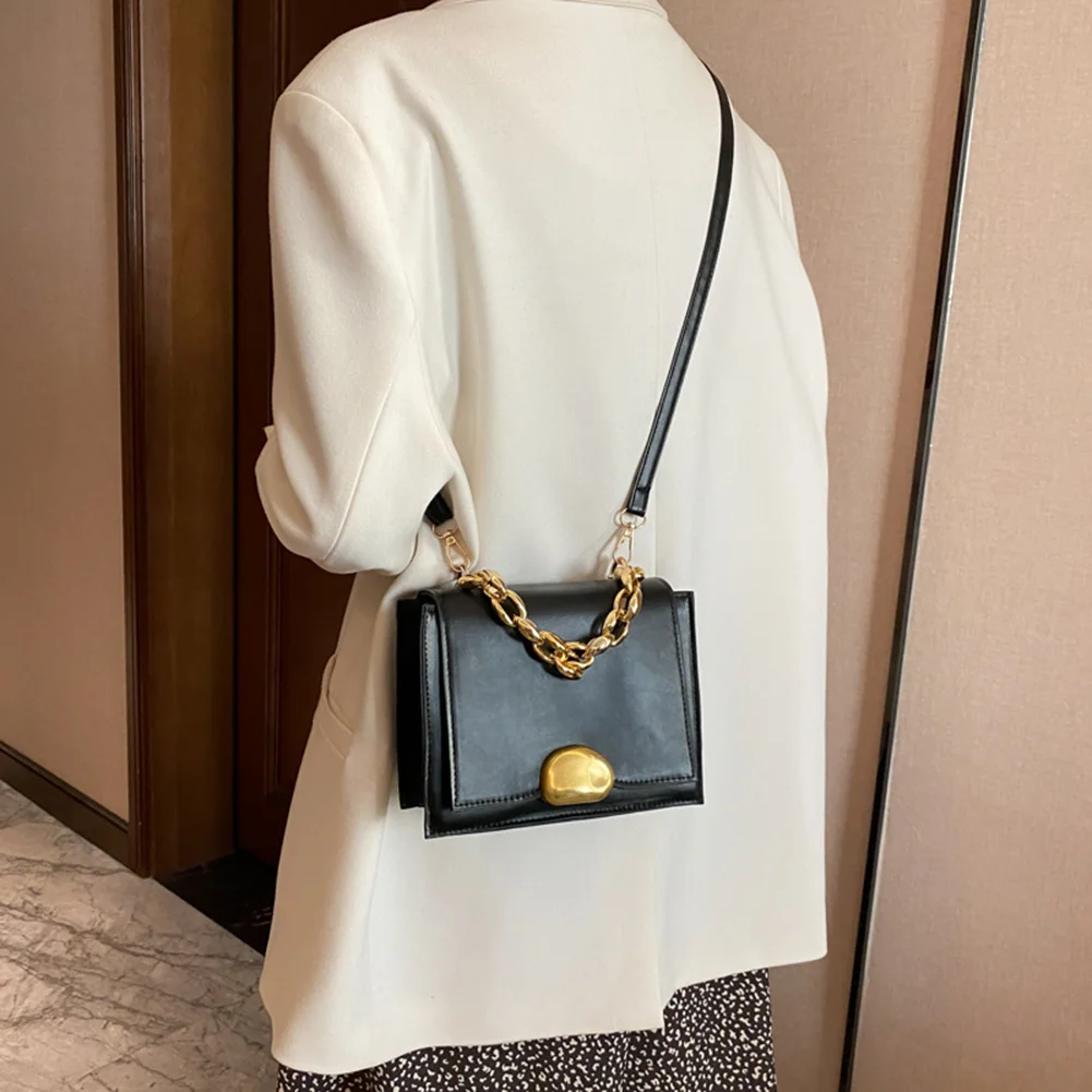 

Solid Color Shoulder Messenger Bag Women Handbags Totes Bags Fashion Simple PU Leather Crossbody Bags Clutch Bag