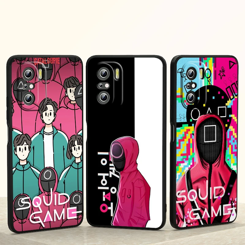 

Squid Game TV 456 For Xiaomi Redmi 9i 9T 9A 9C 9 8A 8 GO 7 7A S2 Y2 6 6A 5 5A 4X Prime Pro Plus Black Phone Case Capa