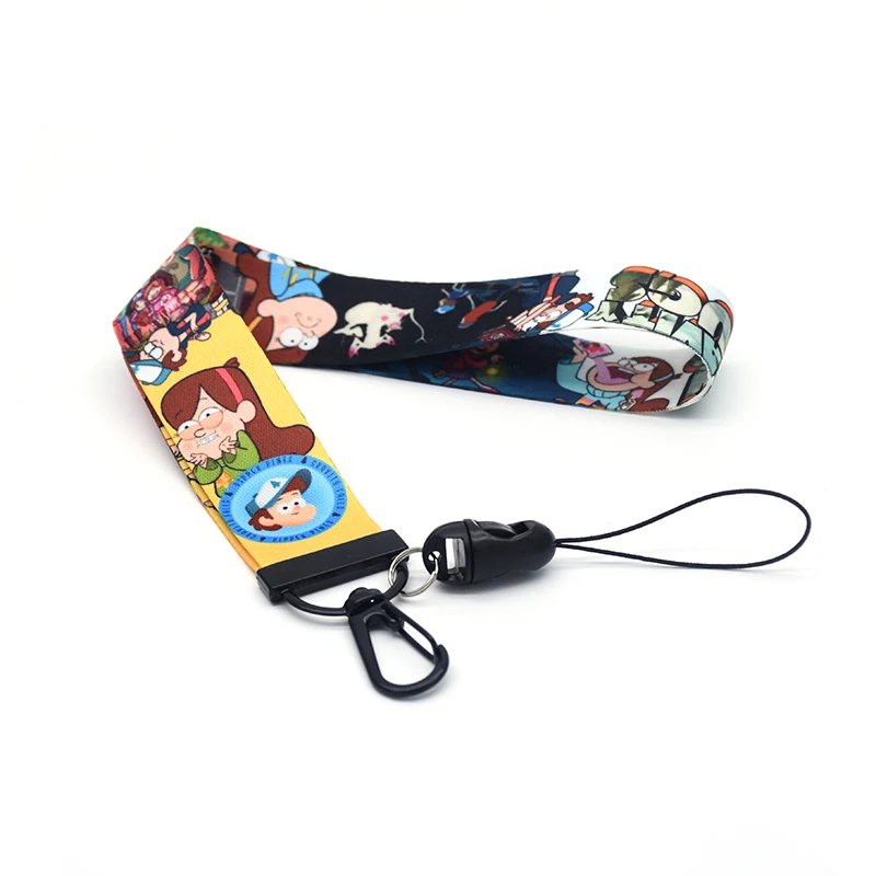 

30pcs/lo Gravity Fall Lanyard for Phones Watercolor Printing Lanyards Phone Case Lanyard for Keys Neck Straps Badge Holders A194