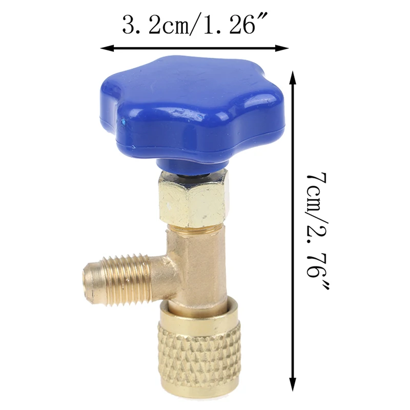 Открывалка для бутылок 1/4 SAE AC Can Tap клапан R22 R134a R410A низконапорный газовый