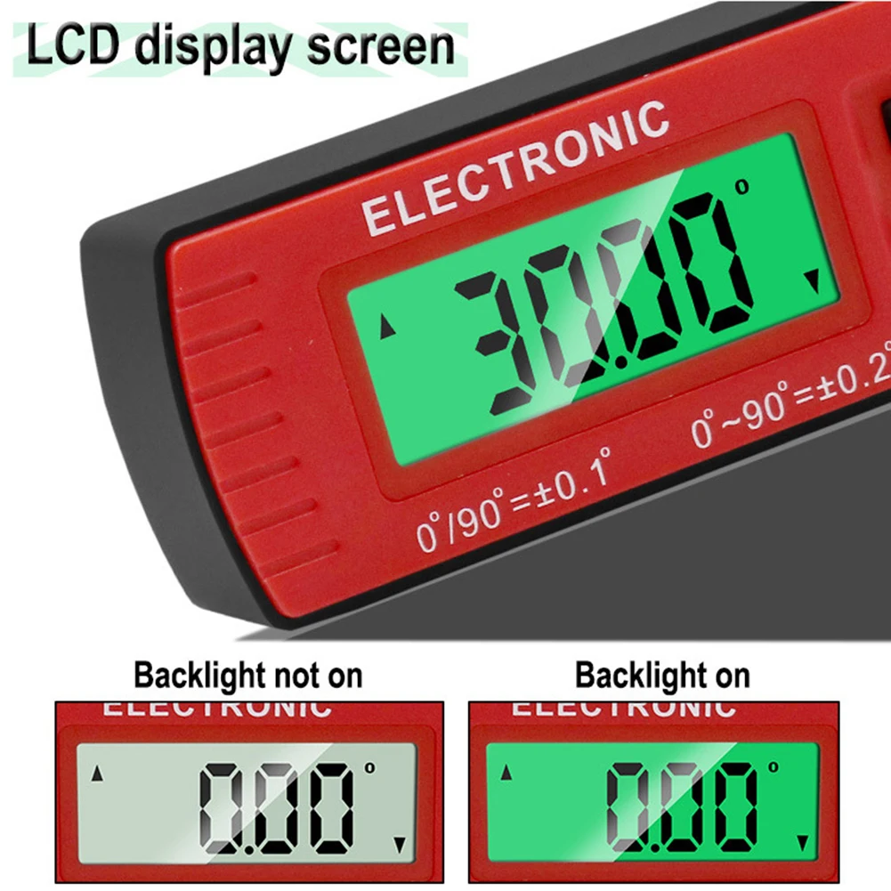 Цифровой магнитный Алюминиевый умный Инклинометр IP54 Водонепроницаемый
