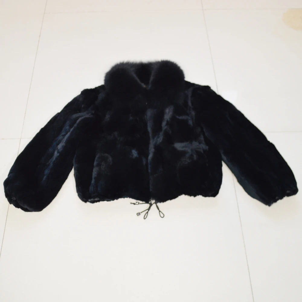 Новый стиль женские зимние теплые мягкие качественные Настоящий мех кролика