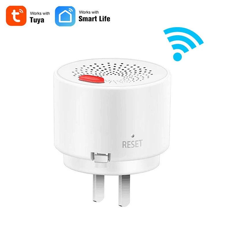 

Детектор газа Tuya с Wi-Fi, умный датчик пожарной сигнализации для дома, автоматическая сигнализация с управлением через приложение, умный дом