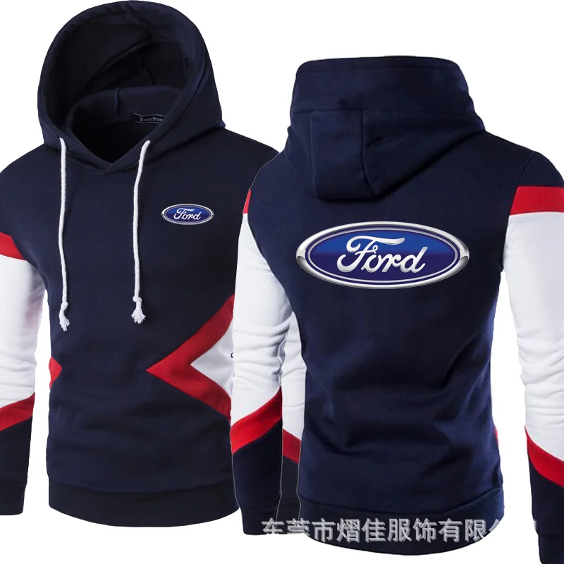 

Мужские толстовки с капюшоном ford car, уличная куртка с длинным рукавом, спортивный костюм с капюшоном, пуловер, 2021