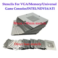 Карточные видеокарты BGA Direct Heat/90x9 0 мм, карточные трафареты для карт памяти VGA, универсальные игровые консоли INTEL NDVIA ATI, трафареты