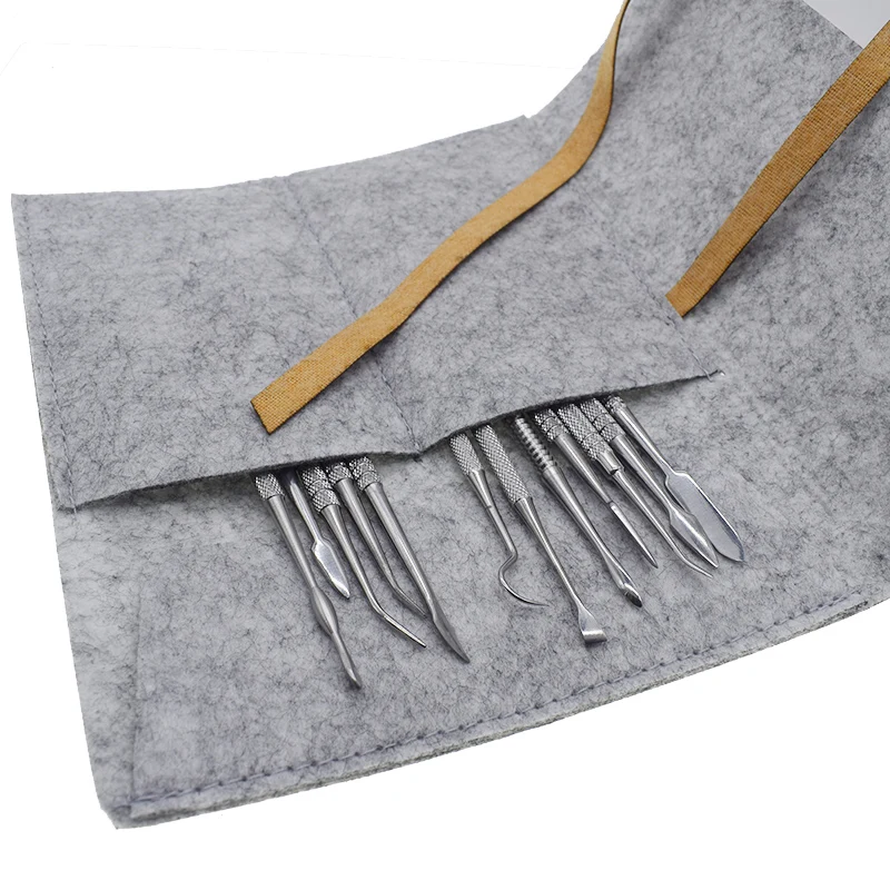 12 шт. набор инструментов из полимерной глины керамика нержавеющей стали