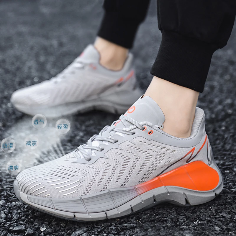 Xiaomi Professional Running Shoes Men Breathable Running Sneakers Anti Slip Walking Footwears Fashion Men Shoes Big Size 39-46