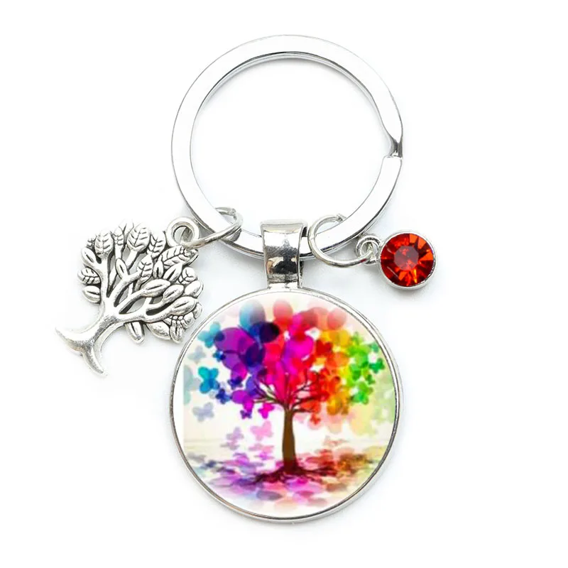 Подвеска с круглым сердцем и искусственным камнем для автомобильной сумки