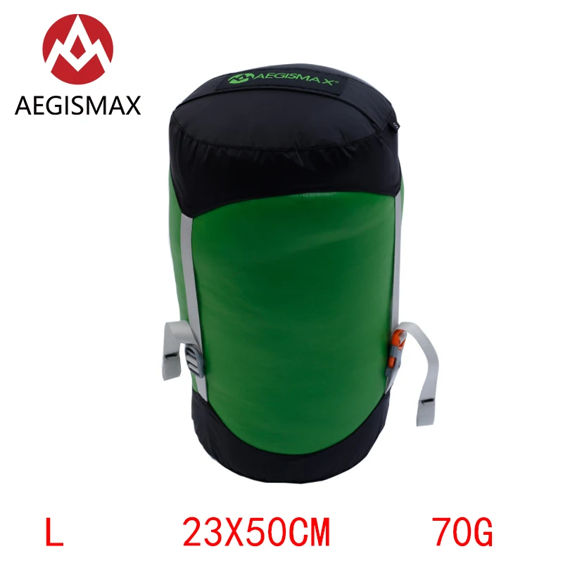 L AEGISMAX наружный спальный мешок, компрессионный мешок, качественный мешок для хранения, спальный мешок, аксессуары для путешествий, портативный - Цвет: L