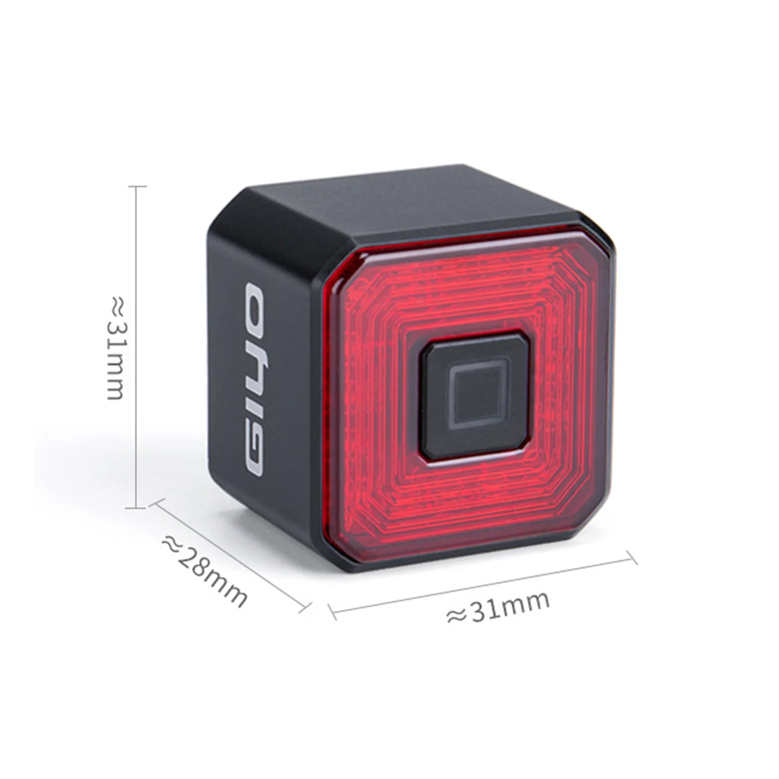 

Bicycle Rear Light Bike Automatic Brake Induction Taillight MTB Road Cycling Safety Lamp Rechargeable Led IPX4 Waterproof