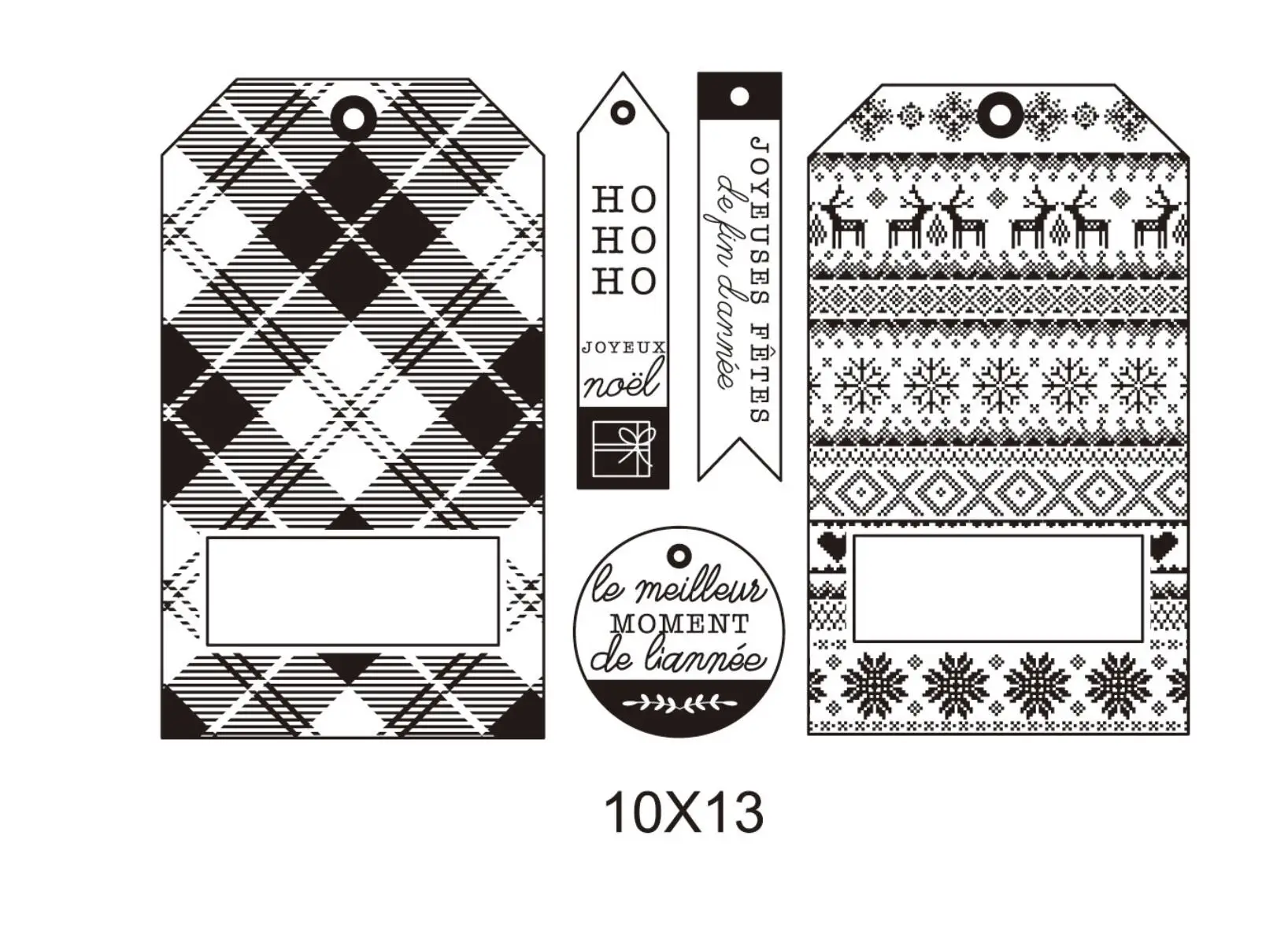Французский прозрачный силиконовый штамп/печать для сделай сам