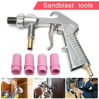 sandblaster feed blast gun air siphon sand blasting abrasive tool ceramic nozzles tips kit power tools sprayer