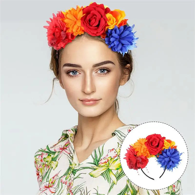 

Flower Headband Floral Headband Garland Flower Crown Headpiece Hair Accessories