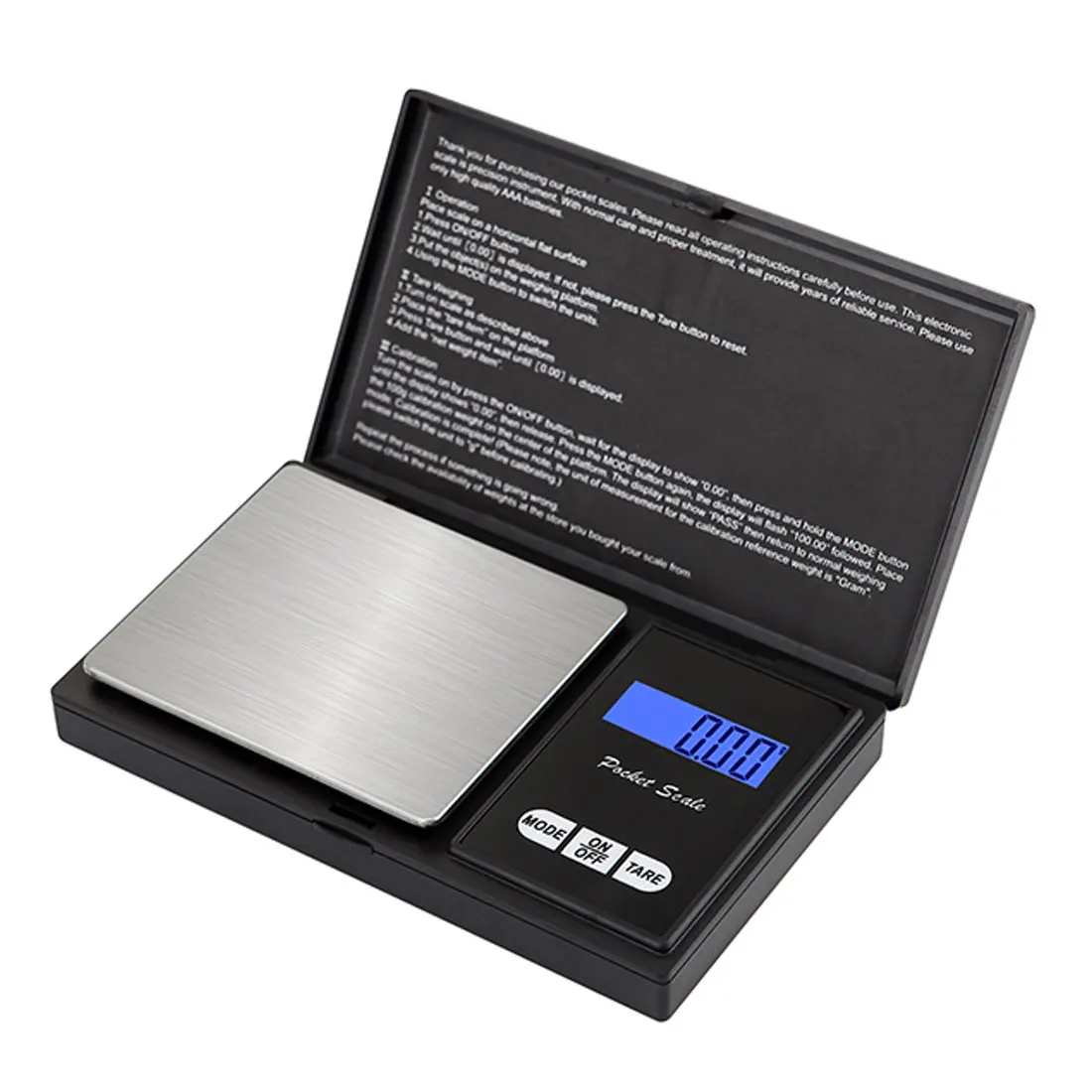 

Mini Kitchen Scale Jewelry Stainless Steel 0.01/0.1g Electronic Scale Digital Pocket Scale Gold Gram Balance Weight Scales