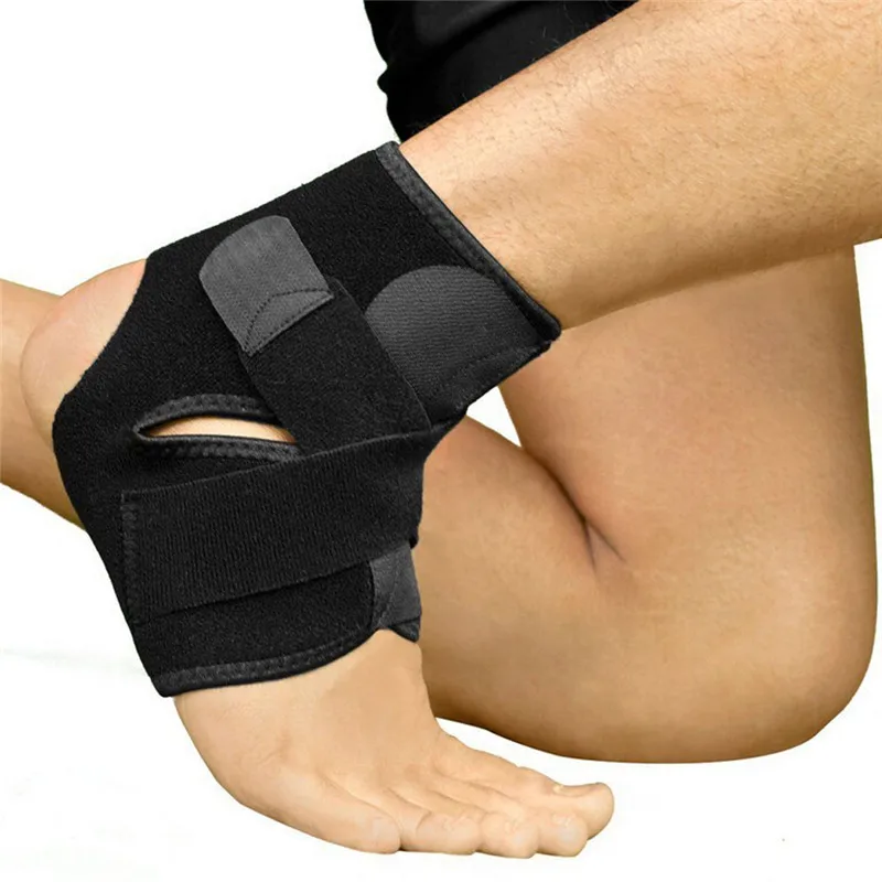

1PC Safety Ankle Support Gym Running Protection Black Foot Bandage Elastic Ankle Brace Band Guard Sport Tobilleras Deportivas