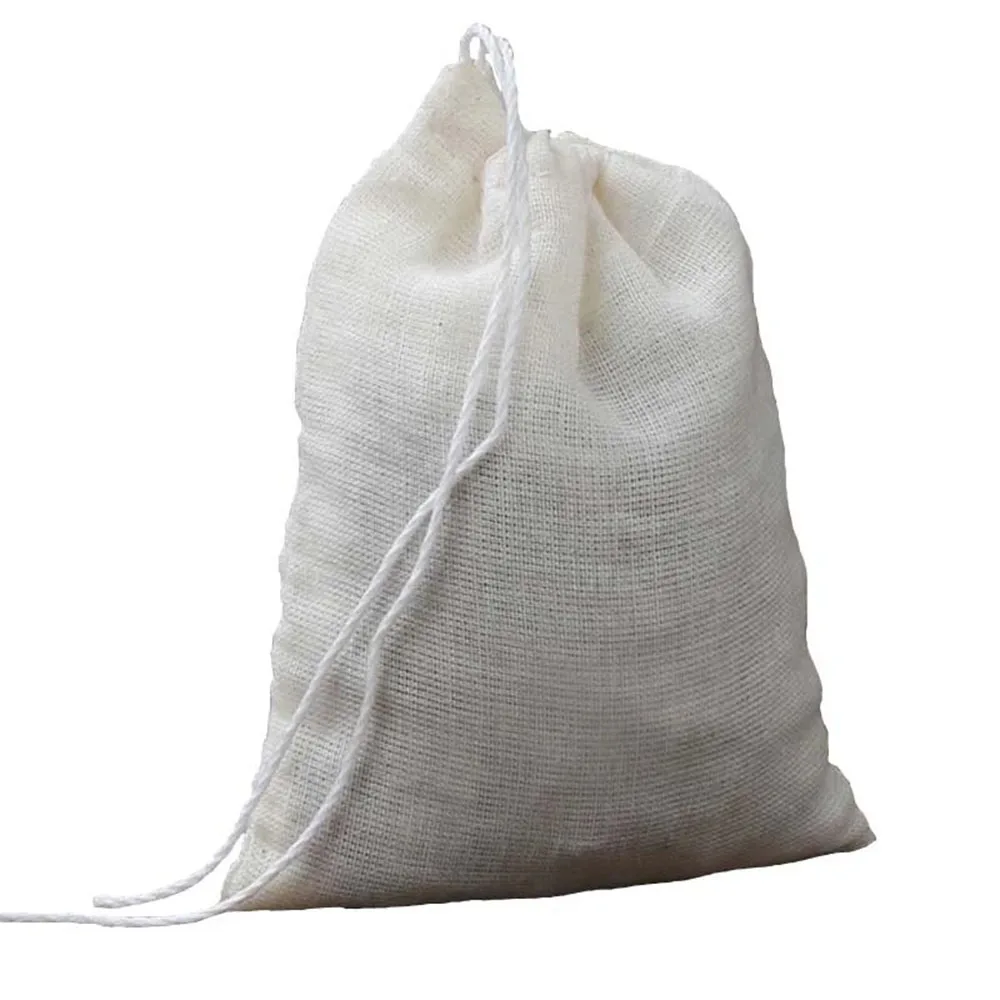 20 шт./компл. 13x16 см Многофункциональный сетчатый фильтр хлопковые мешки пищевой