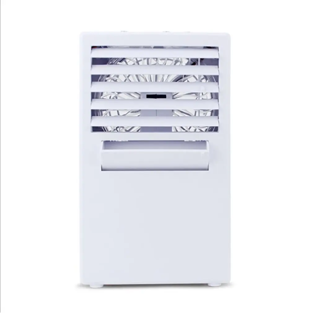 

Cooling Fan Tabletop Cooling Fan Cooling Air Heat Low Noise Humidification Mini Air Conditioner For Car Home Bedroom