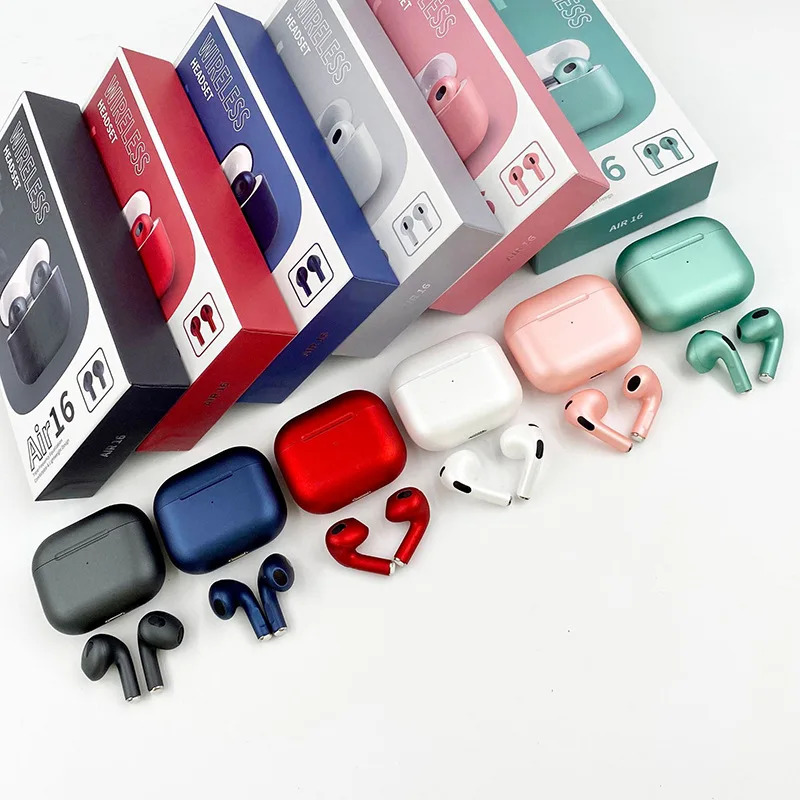 

Air16 Металл macaron in-ear sports TWS Беспроводная частная модель bluetooth гарнитуры air15 12
