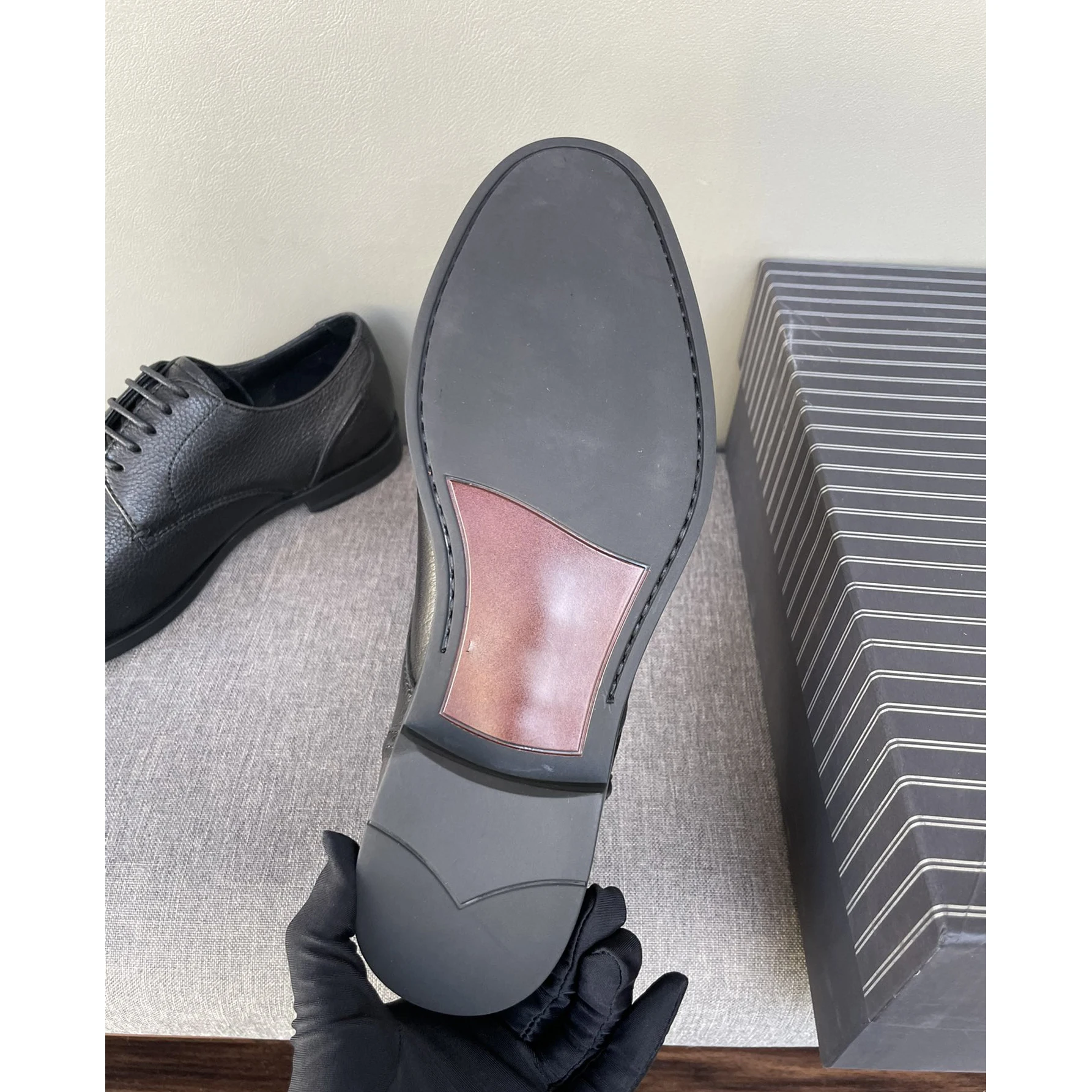 

2021 new Zegna high-end men's business casual shoes, made of imported real deerskin, leather soft and delicate