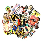 Наклейки для чемодана, скейтборда, ноутбука, чемодана, холодильника, автомобиля, 50 шт.