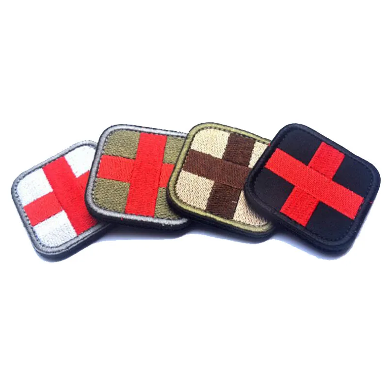 Красный Крест медицинский 3D повязка на руку с вышивкой Тактический медицинских