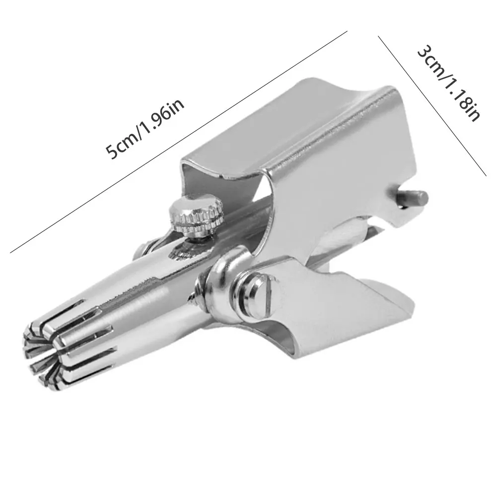 

Nose Trimmer For Men Stainless Steel Manual Trimmer For Nose Vibrissa Razor Shaver Washable Nose Ear Hair Trimmer Portable