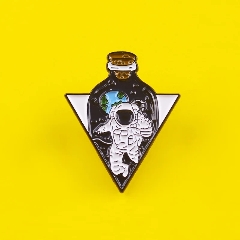 Астронавт брошь &quotКосмос&quot эмаль на булавке напитки планет для малышей в виде