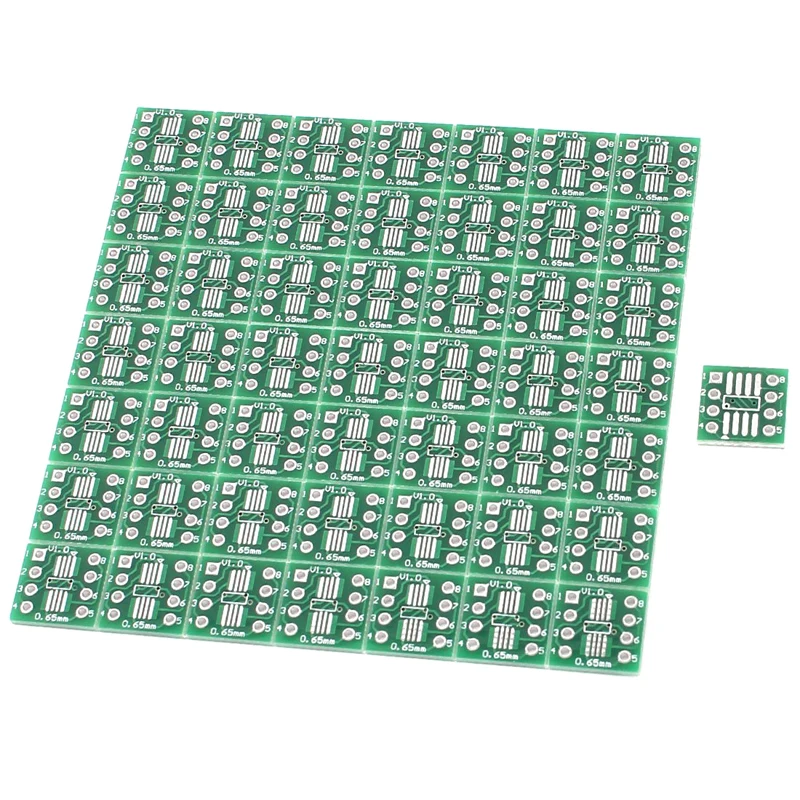 50 шт. SOP8 SSOP8 TSSOP8 SMD К DIP8 адаптеру 0 65/1 27 мм печатная плата|Светодиодные ленты| |