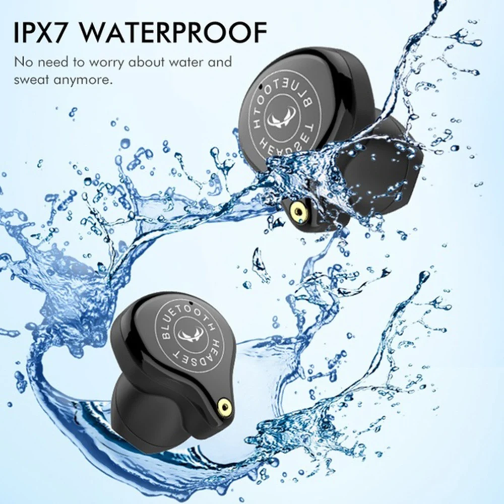 Беспроводные Игровые наушники TWS Bluetooth 5 0 3600 мАч CVC 8 с шумоподавлением IPX7