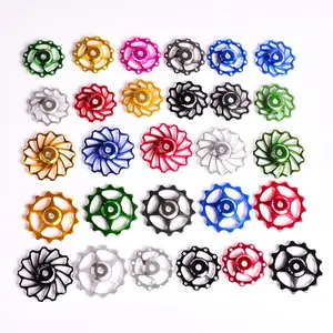 Металлический задний переключатель передач для горного и дорожного велосипеда 11T 13T, шкив-джоки, колесный подшипник, шкив AL7075 CNC, направляющий ролик для дорожного велосипеда, направляющая, деталь